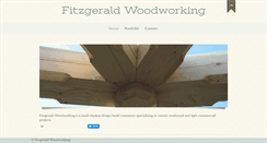 Desktop Screenshot of fitzgeraldwoodworking.com